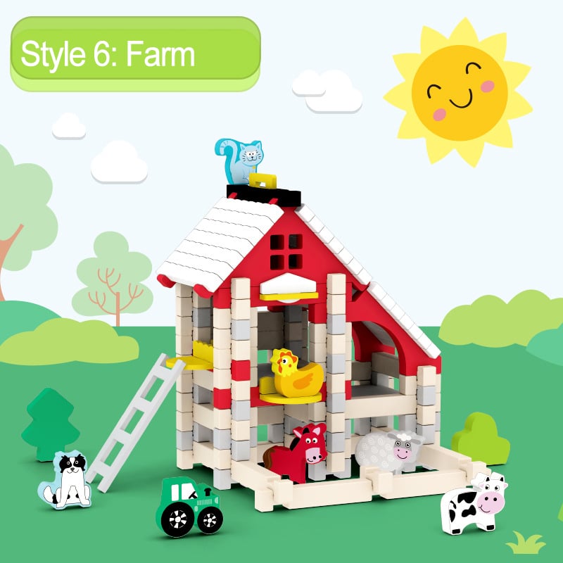 🏡 Bonding ThroughBuilding l EnidlessCreativity Together| Creative Building Toys for Kids