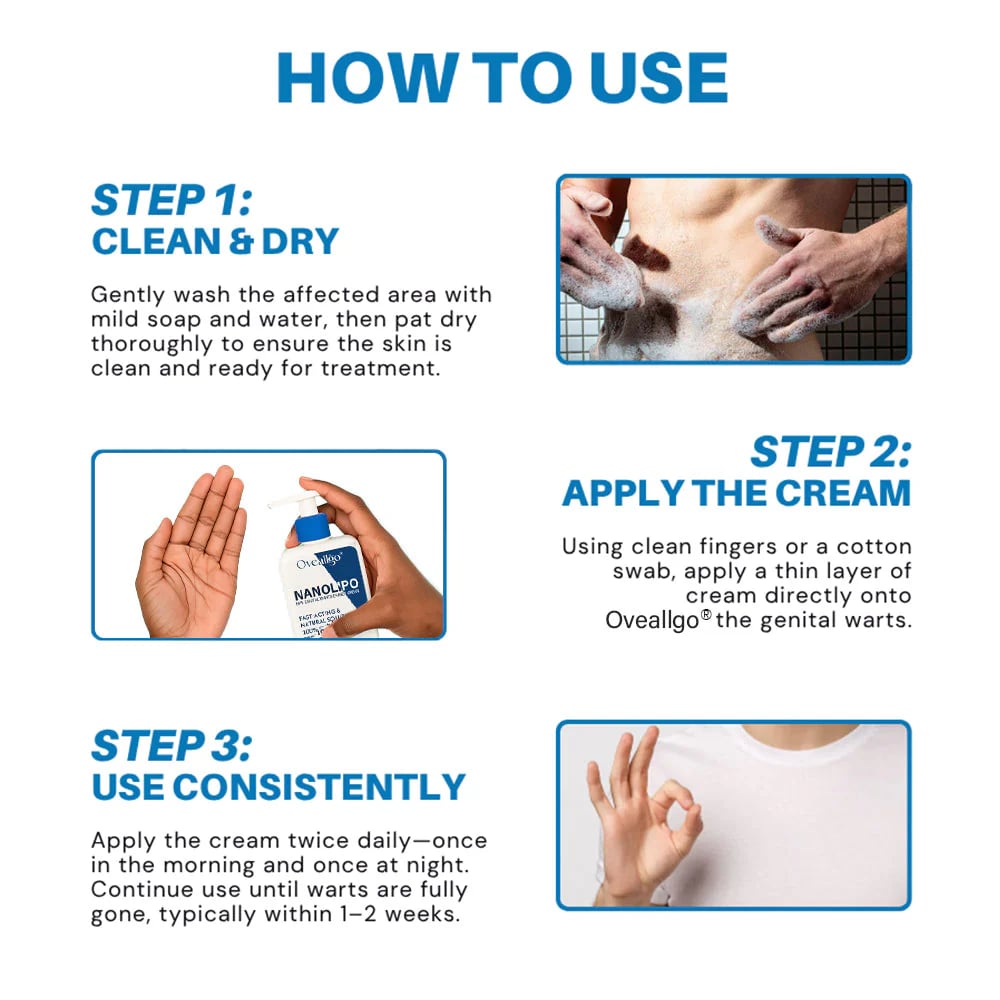 NanoLipo HPV Genital Warts Eraser Cream