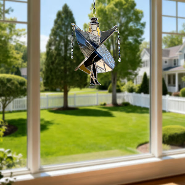 🔥LAST DAY 57% OFF -💃Stevie Nicks🤘 Handmade Stained Glass Spinner