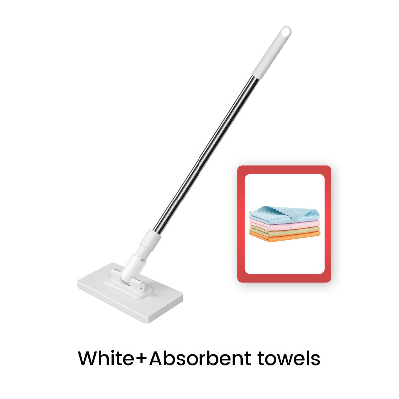 Disposable Dust Mop with 4 Reusable Cloths