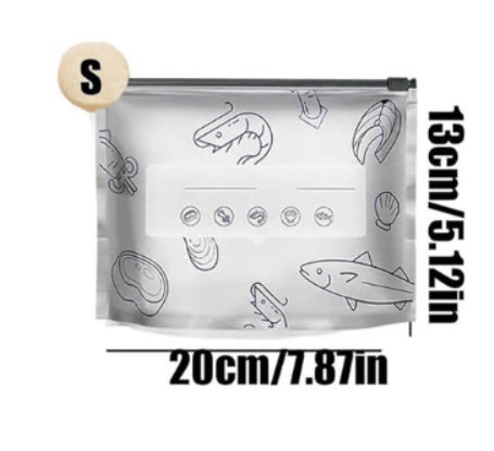 ✨ Reusable Aluminum Foil Sealable Storage Bags 🌱