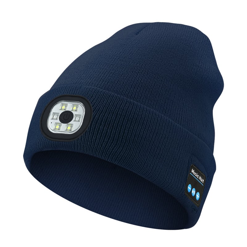 🔥Christmas Sale🎄LED Bluetooth Beanie