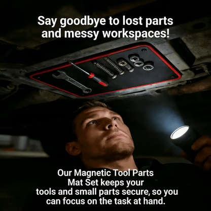 Transform Your Workspace with the Ultimate Magnetic Tool Parts Mat Set! 🛠️