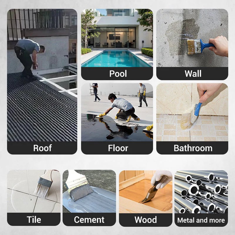 🔥HOT SALE 49%OFF🔥Waterproof Multi-purpose Polyurethane Coating(Brush and gloves included)