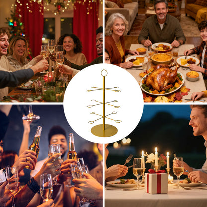 Holiday Champagne Tree