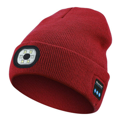 🔥Christmas Sale🎄LED Bluetooth Beanie