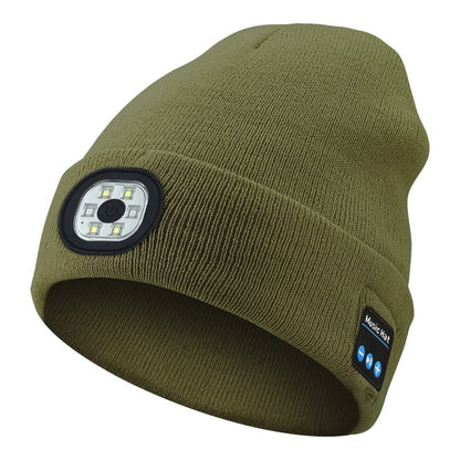 🔥Christmas Sale🎄LED Bluetooth Beanie