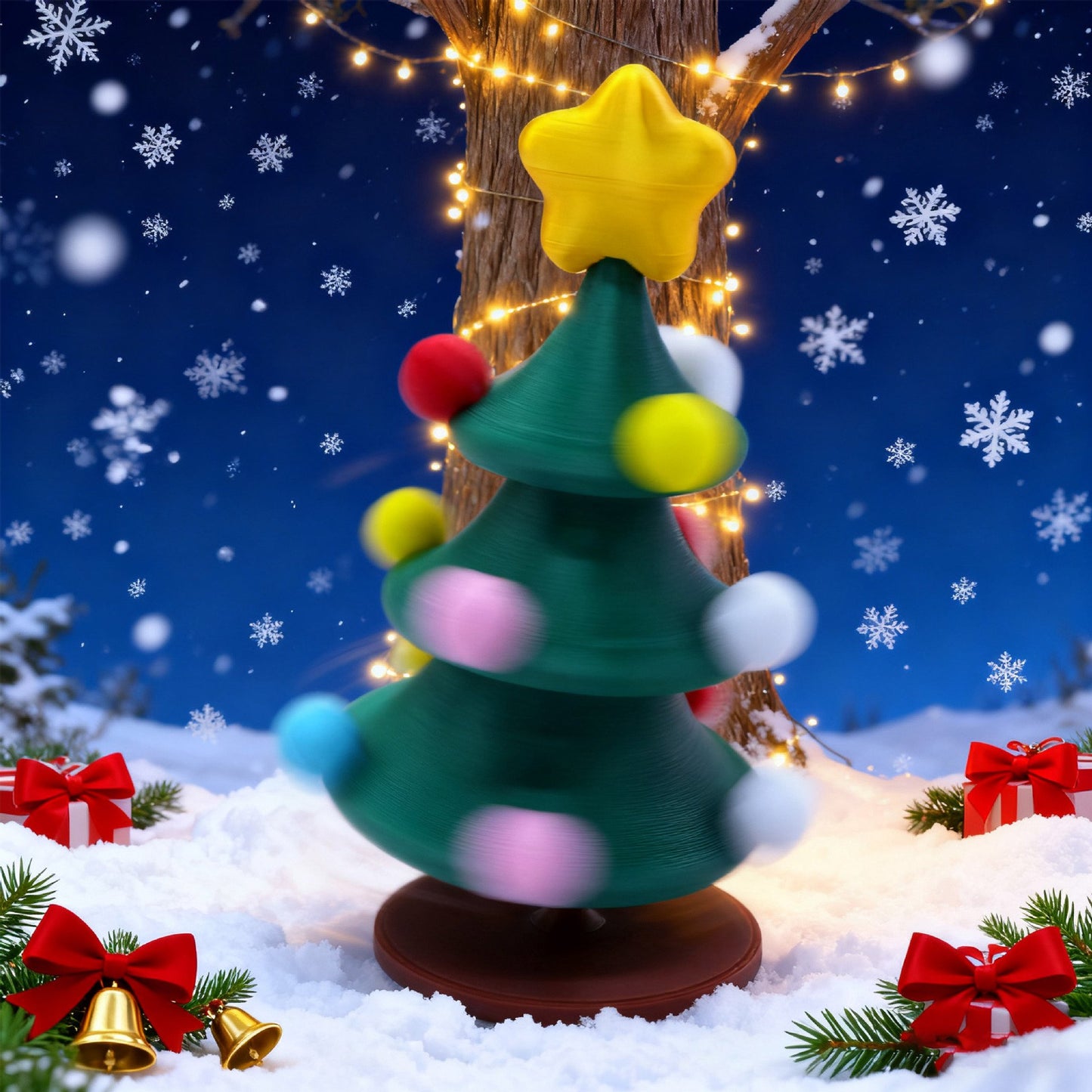 ✨Last Day Promotio🎁 A Rotating Christmas tree