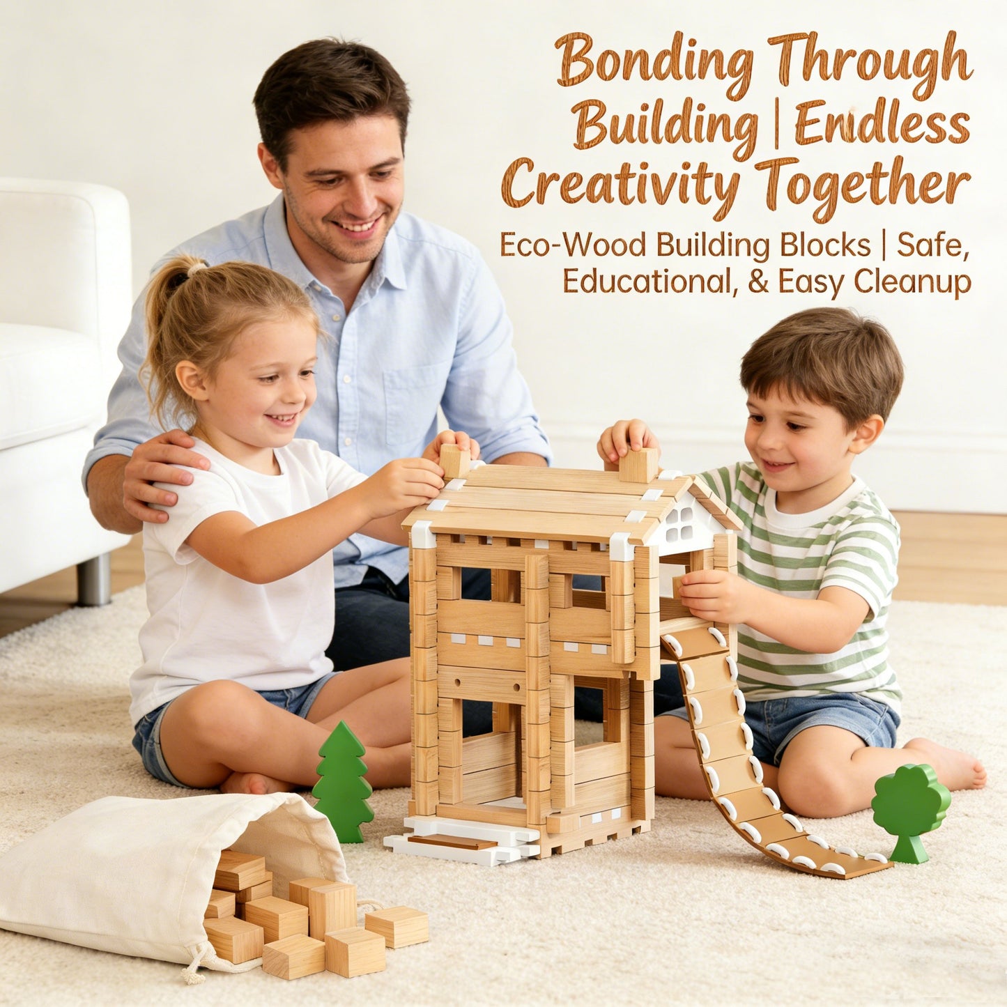 🏡 Bonding ThroughBuilding l EnidlessCreativity Together| Creative Building Toys for Kids