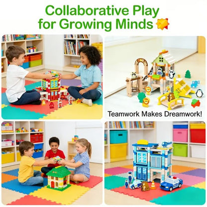 🏡 Bonding ThroughBuilding l EnidlessCreativity Together| Creative Building Toys for Kids