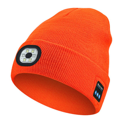 🔥Christmas Sale🎄LED Bluetooth Beanie