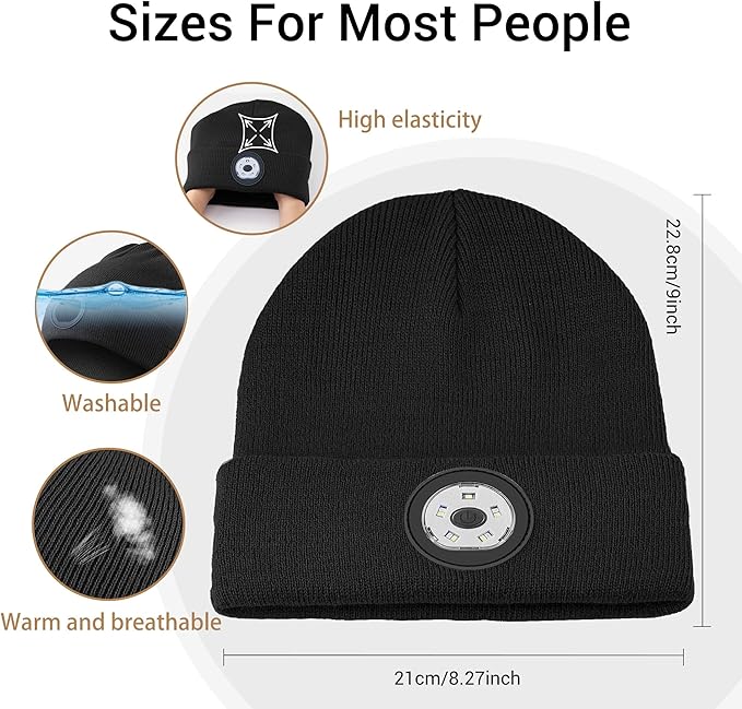 🔥Christmas Sale🎄LED Bluetooth Beanie