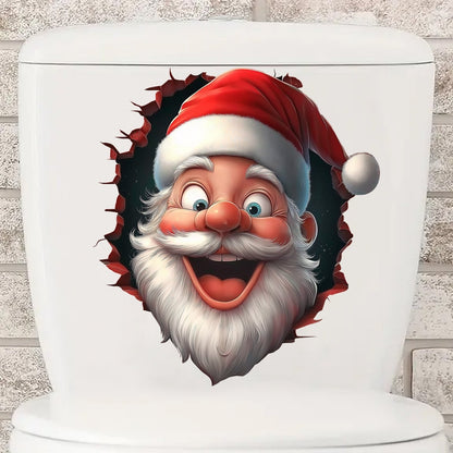 Creative Christmas Santa Wall Stickers