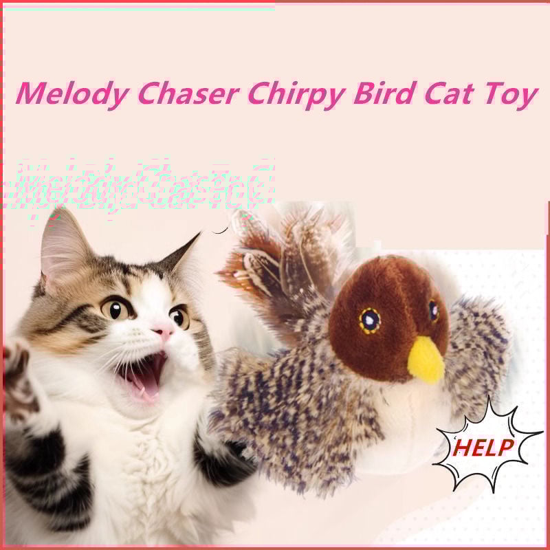 🔥Last Day Promotion - 49% OFF🎁 😻Interactive Chirping Bird Cat Toy