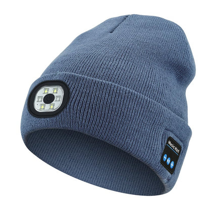 🔥Christmas Sale🎄LED Bluetooth Beanie