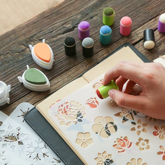 (🎅CHRISTMAS HOT SALE-50% OFF)🎁DIY sponge finger painting kit 💖 BUY 2 GET 1 FREE
