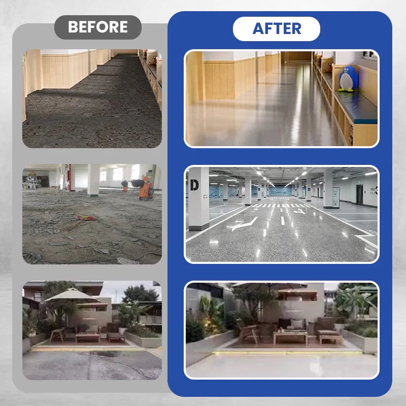 High-Gloss Marble Finish Epoxy Floor Coating