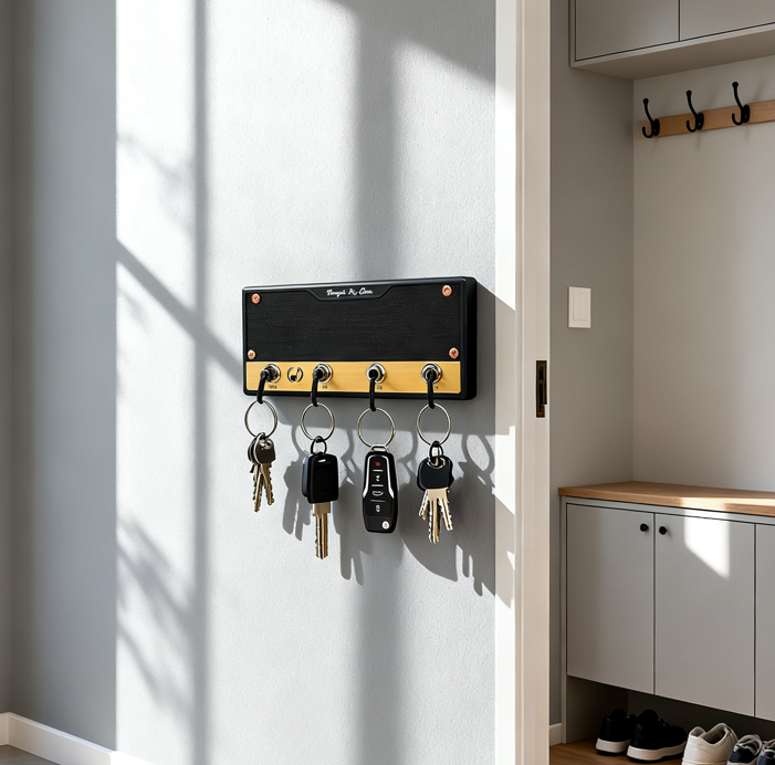 Guitar Amp Key Holder for Wall Mount