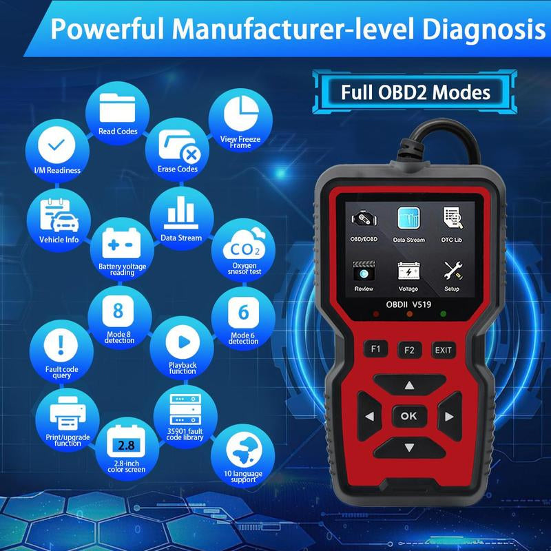 🔥Hot Sale🔥OBD2 Scanner Car Engine Diagnostic Tool
