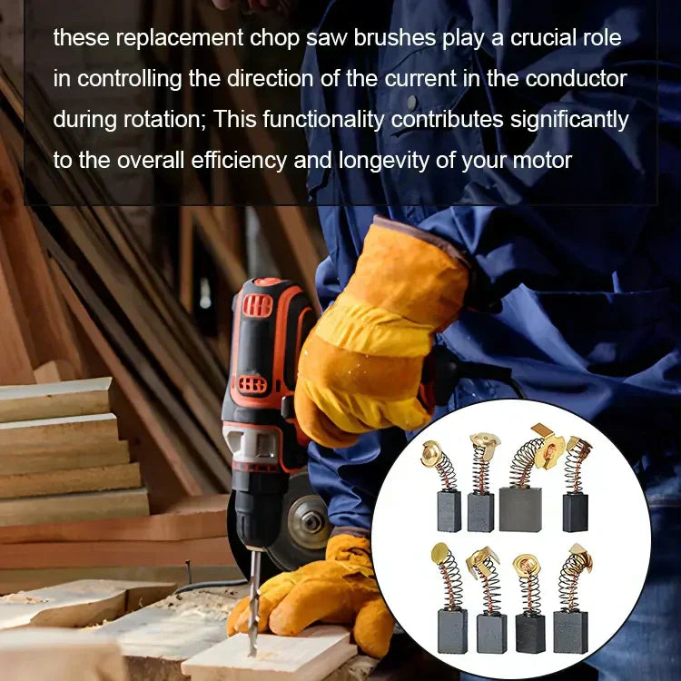 Carbon Brush Set for Electric Tools